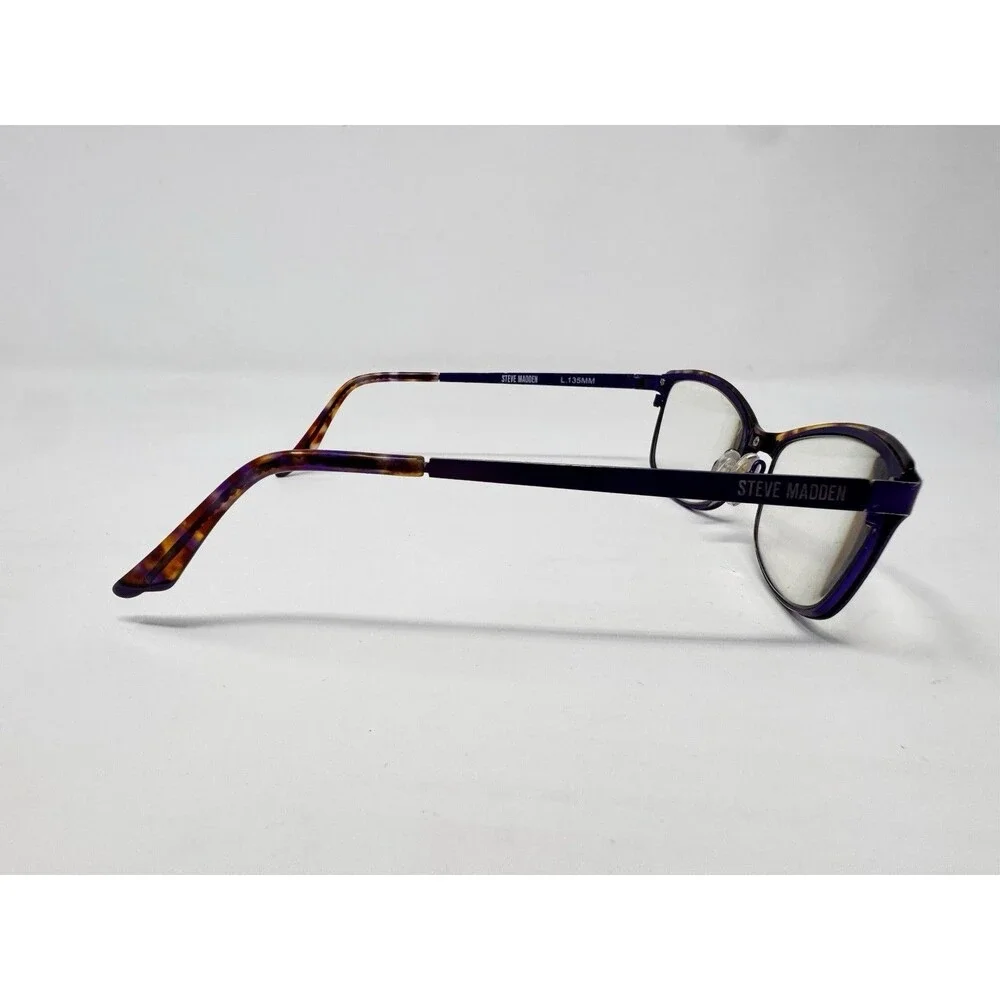 Steve Madden FANCII Eyeglass Frames Only 54-15-135 Purple CV